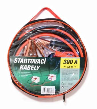 Startovací kabely 300A 2,5m zipper bag   Z3