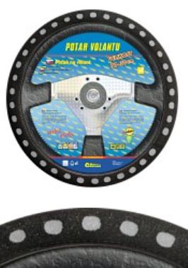 Potah volantu SOFT, ZELENÝ