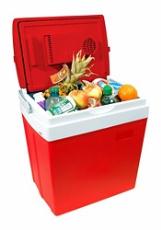 Chladící box 30L RED 220/12V LED ukazatel teploty