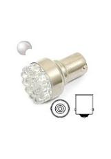 Žárovka 19LED 12V Ba15s bílá