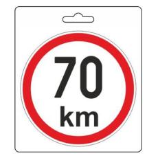 Samolepka omezená rychlost 80km/h (160mm)
