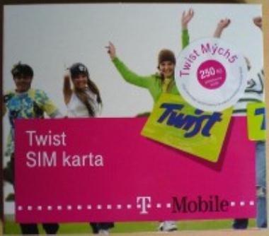 Twist karta Mých5 kredit 10,- bonus 100,-