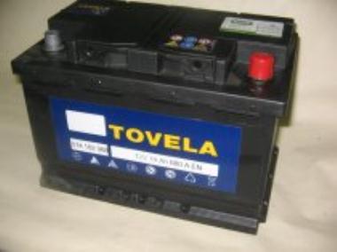 autobaterie 12V  55Ah pravá, nabitá 